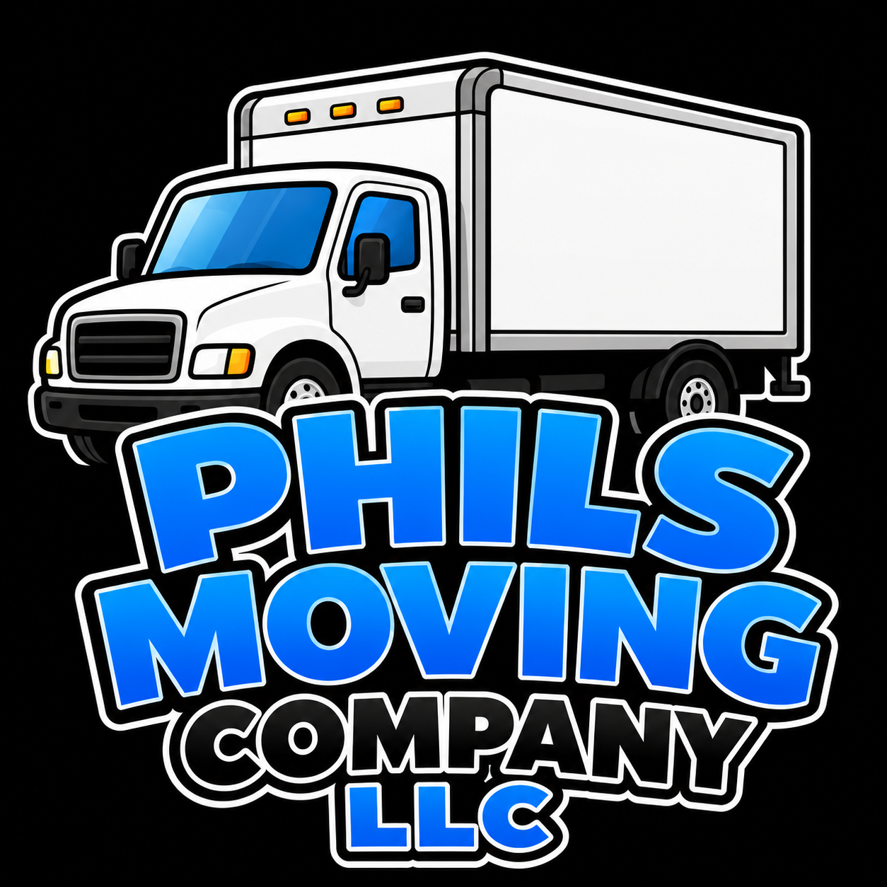 Phil’s Moving Company LLC — original truck logo